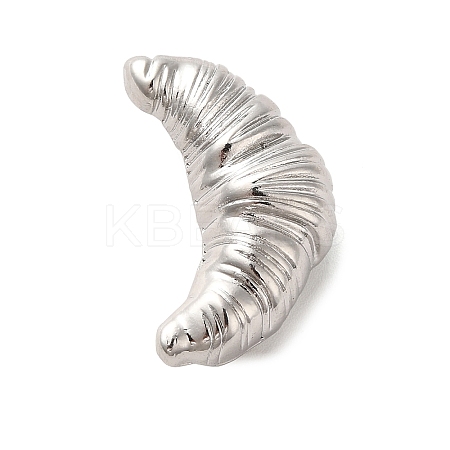 Alloy Croissant Brooch Pin JEWB-F019-01P-1