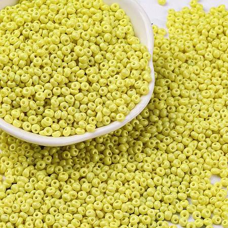 8/0 Baking Paint Glass Seed Beads X1-SEED-M012-02A-48-1