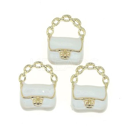 Bag Shape Alloy Miniature Ornaments PW-WG34527-01-1