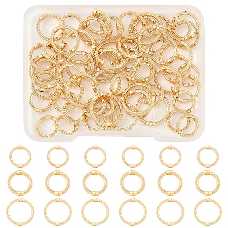 60Pcs 3 Styles Rack Plating Alloy Bead Frames FIND-FS0003-45-1