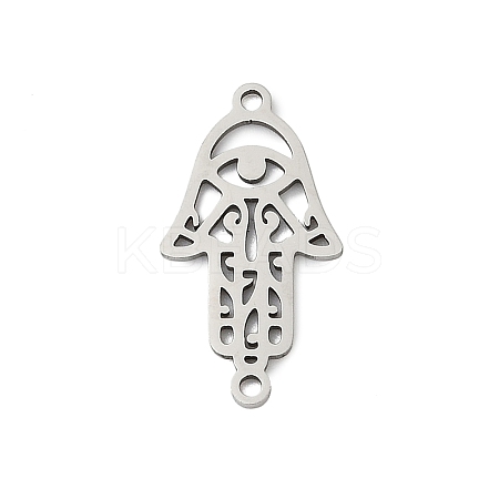 201 Stainless Steel Religion Laser Cut Connector Charms STAS-F316-37P-1