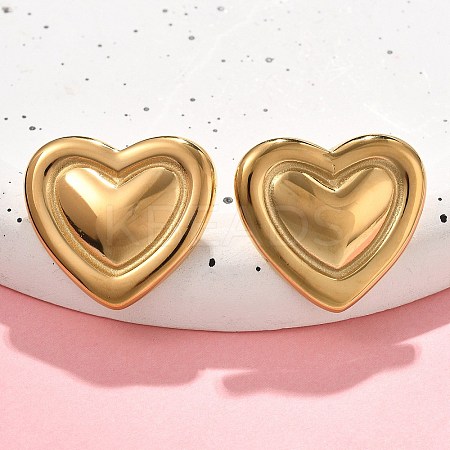 304 Stainless Steel Stud Earrings EJEW-V016-02G-01-1