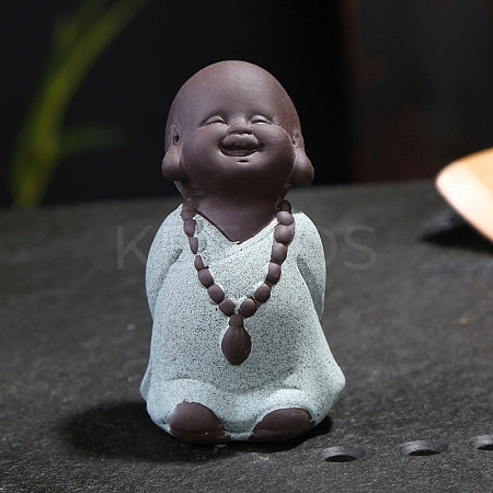 Ceramics Buddhist Monk Statue PW-WG55367-07-1