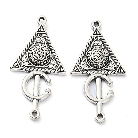 Tibetan Style Alloy Pendant TIBE-H142-20AS-02-1