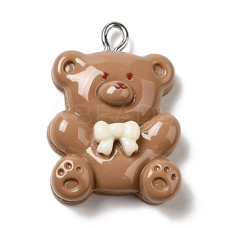 Opaque Resin Pendants RESI-C037-02M-1