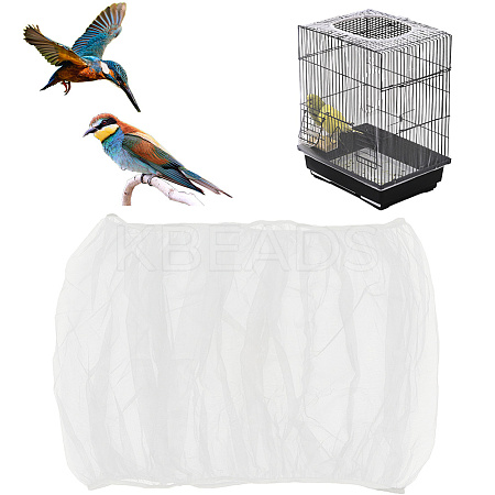 Universal Organza Bird Cage Seed Catcher Net Cover AJEW-WH20020-158B-02-1