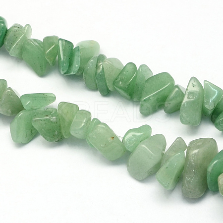 Natural Green Aventurine Stone Bead Strands X-G-R192-B19-1