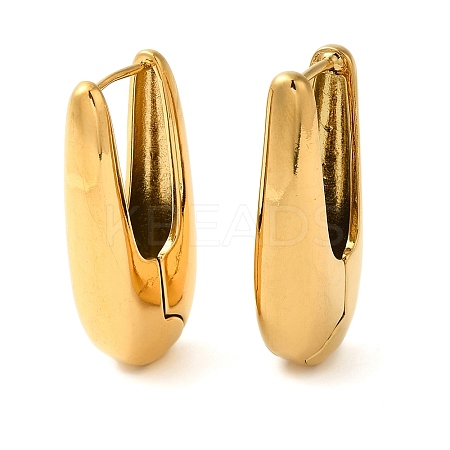 Real 18K Gold Plated 304 Stainless Stee Hoop Earrings EJEW-U009-02G-08-1