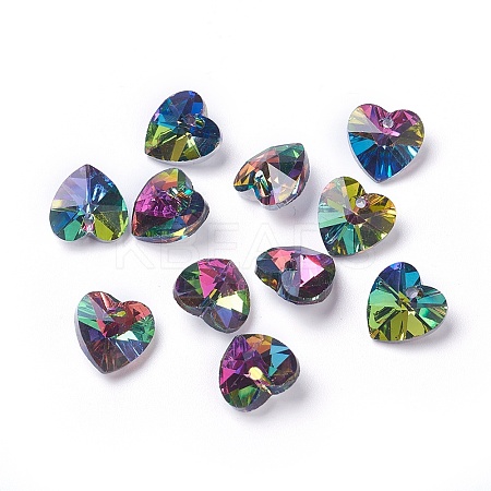 Romantic Valentines Ideas Glass Charms LS-X-G030V10mm-20-1
