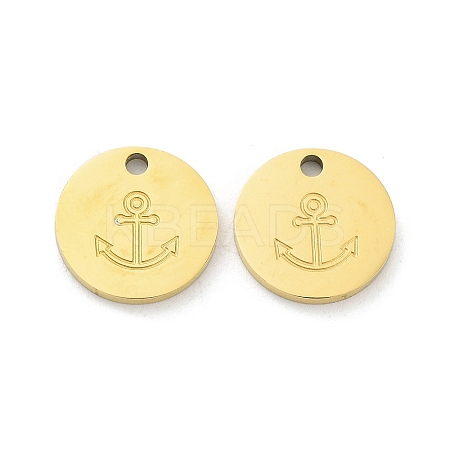 Ion Plating(IP) 316L Surgical Stainless Steel Charms STAS-D029-35G-1