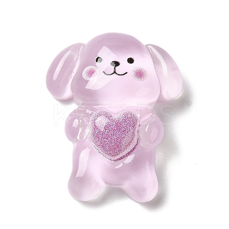 Translucent Resin Decoden Cabochons RESI-M039-04I-1