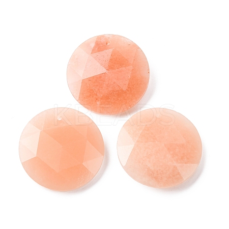 Natural Pink Aventurine Pendants G-H331-01E-1