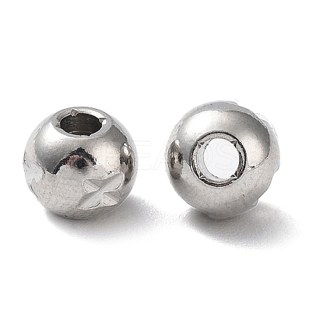 Non-Tarnish 303 Stainless Steel Beads STAS-Q302-06A-P-1