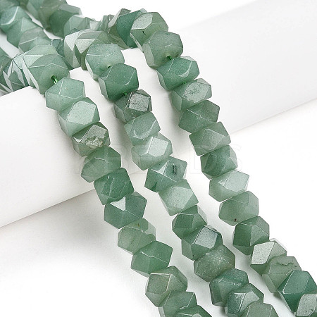 Natural Green Aventurine Beads Strands G-N347-09A-08-1
