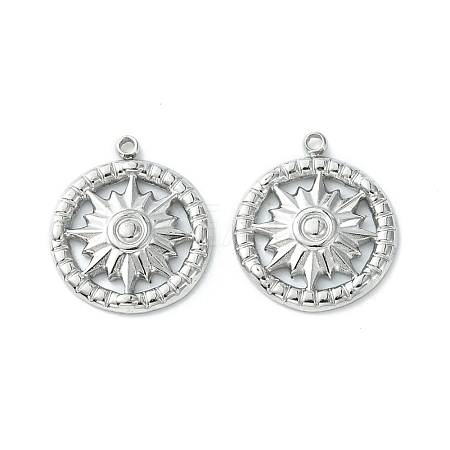 Non-Tarnish 304 Stainless Steel Charms STAS-L269-012P-1