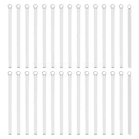 nicraftale 30Pcs 304 Stainless Steel Pendants STAS-UN0053-16-1