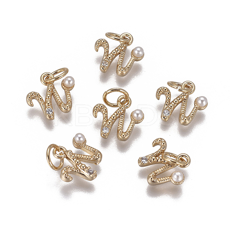 Brass Charms KK-L179-08W-G-1