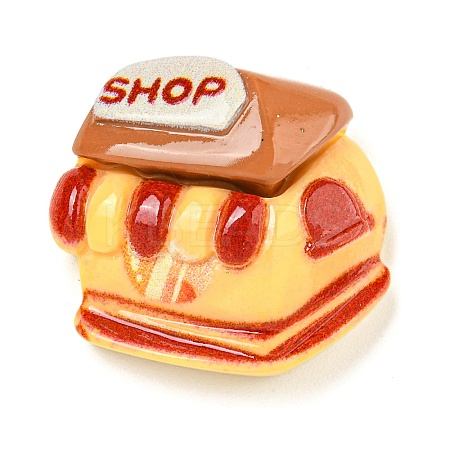 Coffee Theme Opaque Resin Decoden Cabochons LS-RESI-M042-01A-1