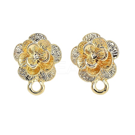 Alloy Stud Earring Findings PALLOY-I224-05G-1