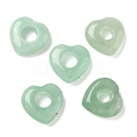 Natural Green Aventurine European Beads G-C252-01K-1