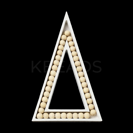 Christmas Wood Triangle Figurines LS-DJEW-A012-02B-1