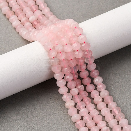 Natural Rose Quartz Beads Strands G-P587-D11-01-1