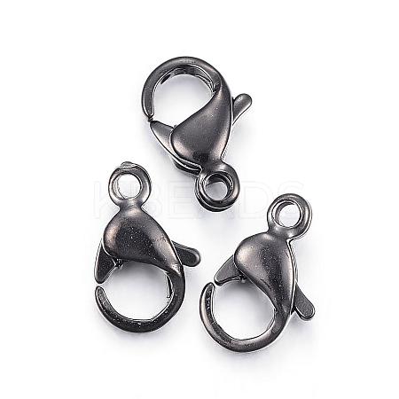 304 Stainless Steel Lobster Claw Clasps STAS-H353-G-02B-1