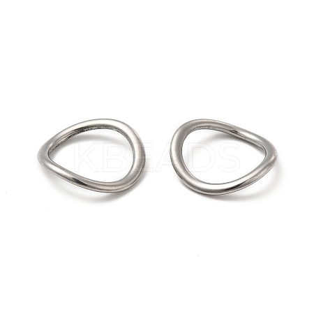 Non-Tarnish 304 Stainless Steel Linking Rings LS-STAS-F283-01P-1