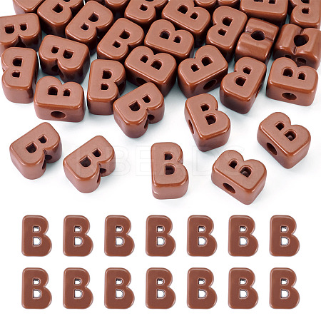 Opaque Acrylic European Beads LS-OACR-TAC0019-006B-1
