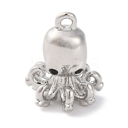 Brass Pendants With Clear Cubic Zirconia KK-S403-01P-1