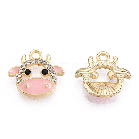 Eco-Friendly Zinc Alloy Charms X-FIND-N048-039C-NR-1