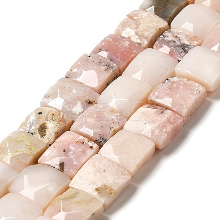 Natural Pink Opal Beads Strands G-G980-06-1