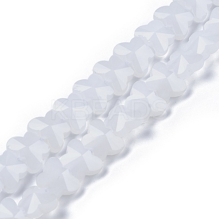 Imitation Jade Glass Beads Strands EGLA-L045-I-A08-1