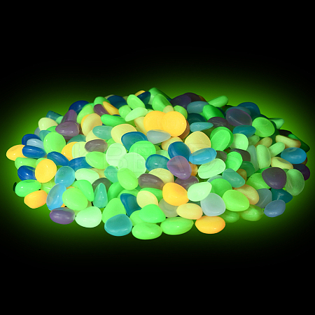 200g Luminous Acrylic Beads OACR-SP0001-79C-1