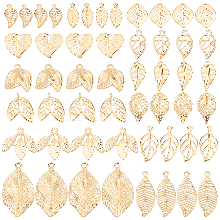52Pcs 13 Style Alloy Pendants FIND-PH0005-51-1