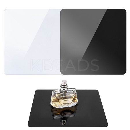 4Pcs 2 Colors Acrylic Reflection Display Board AJEW-PH0003-32-1