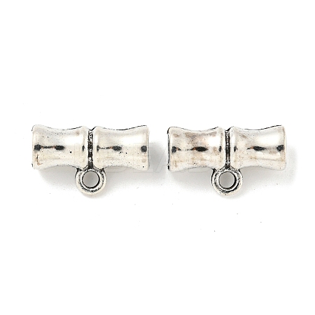 Tibetan Style Alloy Tube Beads FIND-M011-15C-AS-1