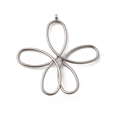 Non-Tarnish 304 Stainless Steel Pendants STAS-C085-02P-1