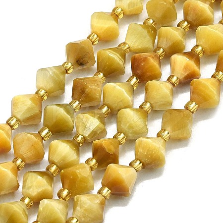 Natural Tiger Eye Beads Strands G-I376-B17-01-1