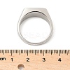 316L Stainless Steel Natural Gemstone Finger Rings for Women RJEW-U054-02C-02P-5