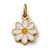 316 Surgical Stainless Steel Enamel Pendants STAS-K258-40D-G-1