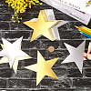 48Pcs 2 Colors Paper Glitter Star Wall Decoration AJEW-SP0001-16B-3
