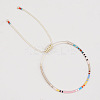Bohemian Style Glass Seed Beads Braided Beads Bracelets for Women MZ6690-11-1