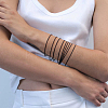48Pcs 4 Colors Spring Bracelets Set BJEW-BC0001-12-5