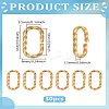 30Pcs 304 Stainless Steel Open Jump Rings STAS-LP0004-88-2