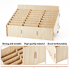 24-Grid Wooden Cell Phone Storage Box CON-WH0094-05B-4