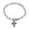 304 Stainless Steel Bracelets BJEW-M001-01P-05-1