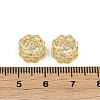 Brass Micro Pave Cubic Zirconia Beads KK-C093-08G-01-3