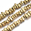 Electroplate Non-magnetic Synthetic Hematite Beads Strands X-G-T114-93G-1