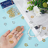 60Pcs 2 Colors Tibetan Style Alloy Pendants FIND-SC0004-94-3